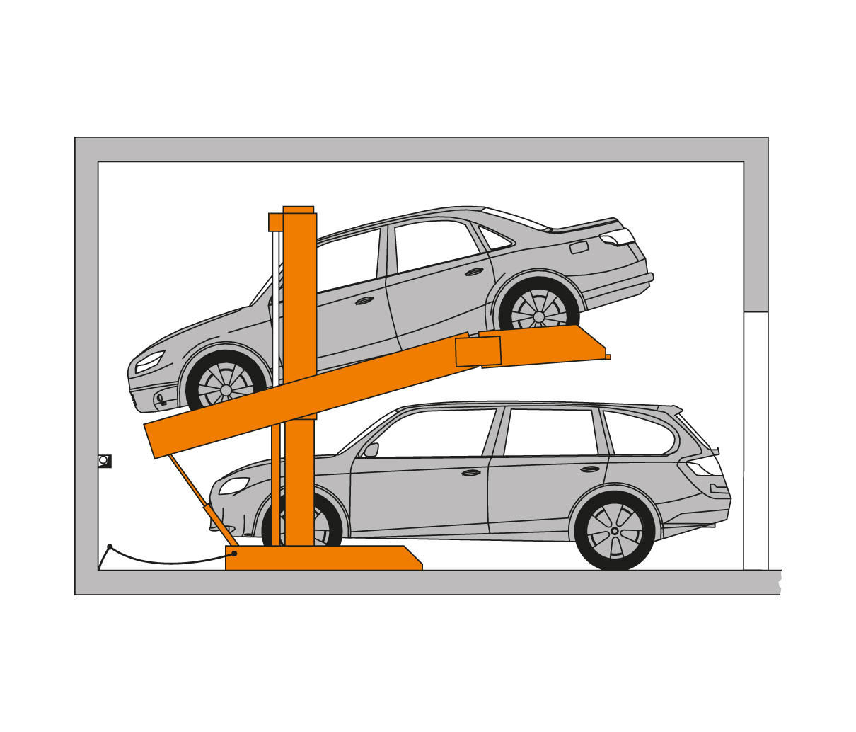 Sistem hidraulic de parcare Klaus SingleUp 2015