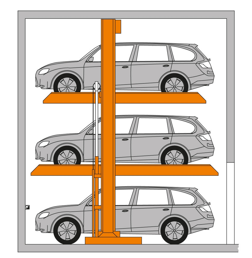 Sistem hidraulic de parcare Klaus SingleUp 3015