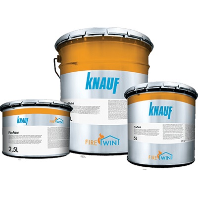 Sistem reactiv Knauf Firepaint pentru protectie pasiva la foc