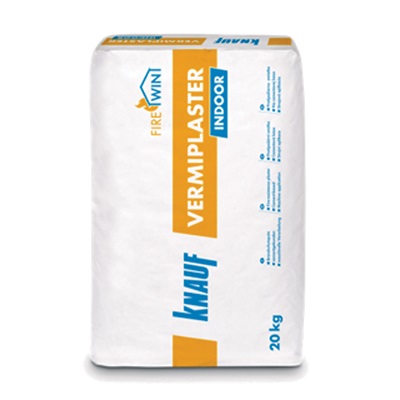 Mortar Knauf Vermiplaster pentru interior, cu rol de protectie la foc