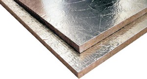 Placi De Vata Minerala Bazaltica Chb 035 Cu Folie De Aluminiu Pentru Seminee
