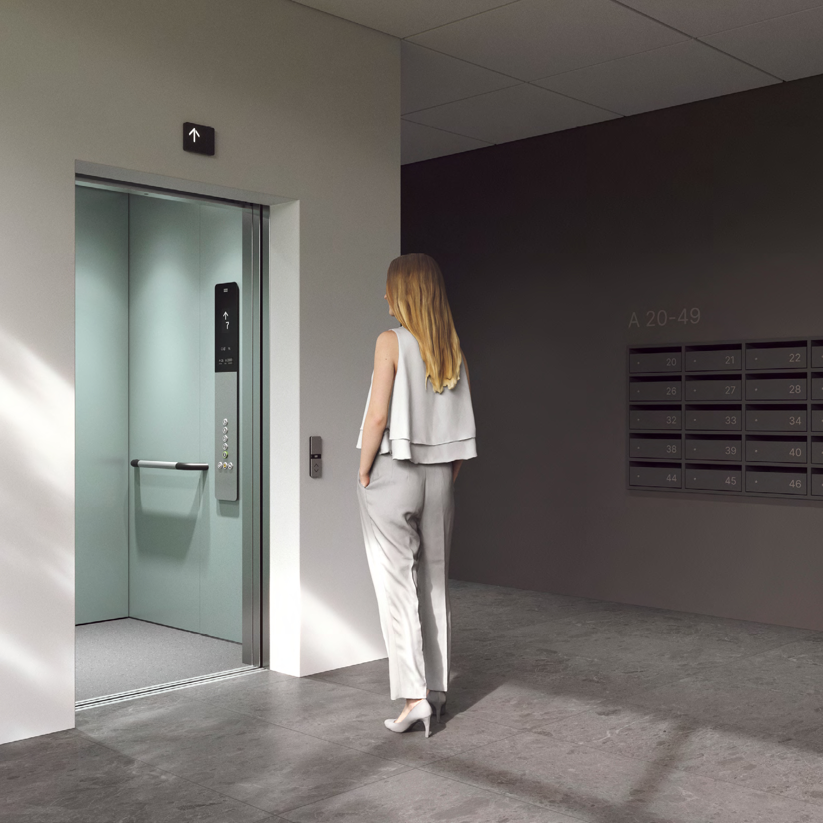 Ascensoare KONE MonoSpace® 4 DX Core
