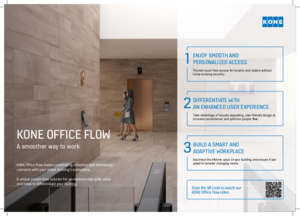 Solutie pentru eficientizarea fluxului de persoane KONE Office Flow - prezentare generala