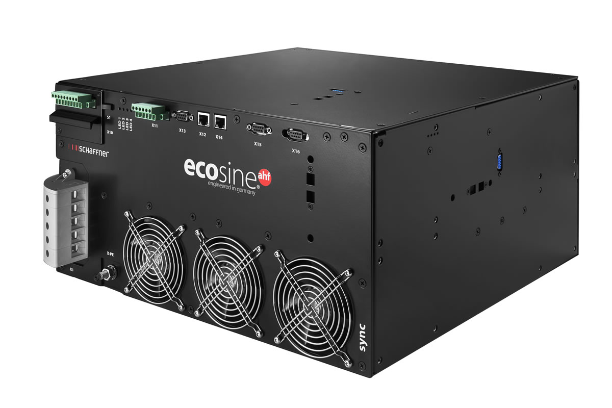 Filtru armonic activ ECOsine™ cu sincronizare activa cu un timp de raspuns mai mic de 100 µsec