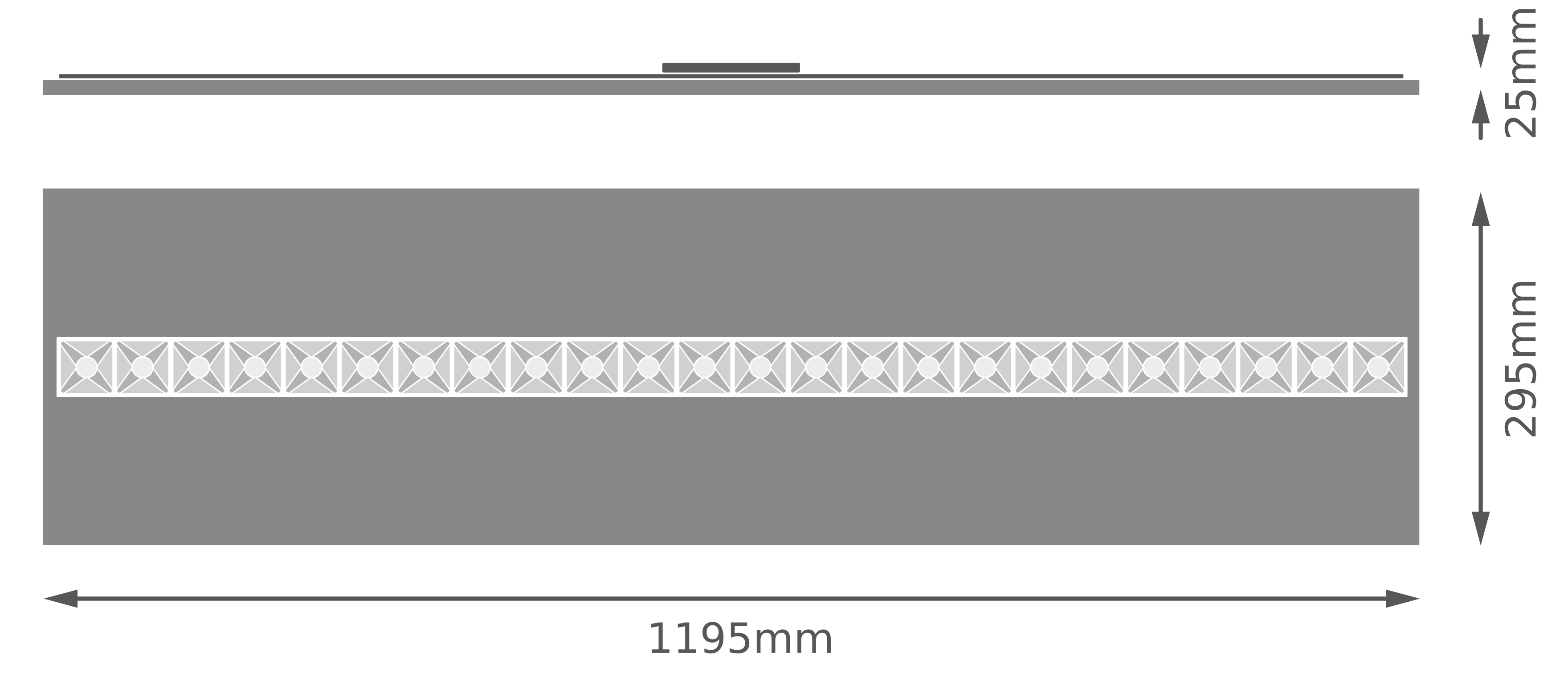 Corp de iluminat panel LEDVANCE Panel Louver