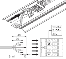 Corp de iluminat suspendat LEDVANCE tip linear IndiviLED® Gen 1