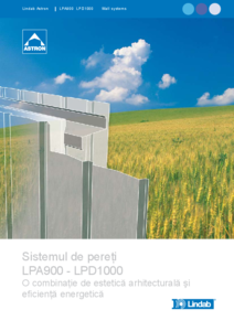 Sistemul de pereti LPA900 - LPD1000 - prezentare generala