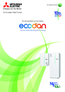 Pompe de caldura Mitsubishi Electric aer-apa Ecodan - prezentare detaliata