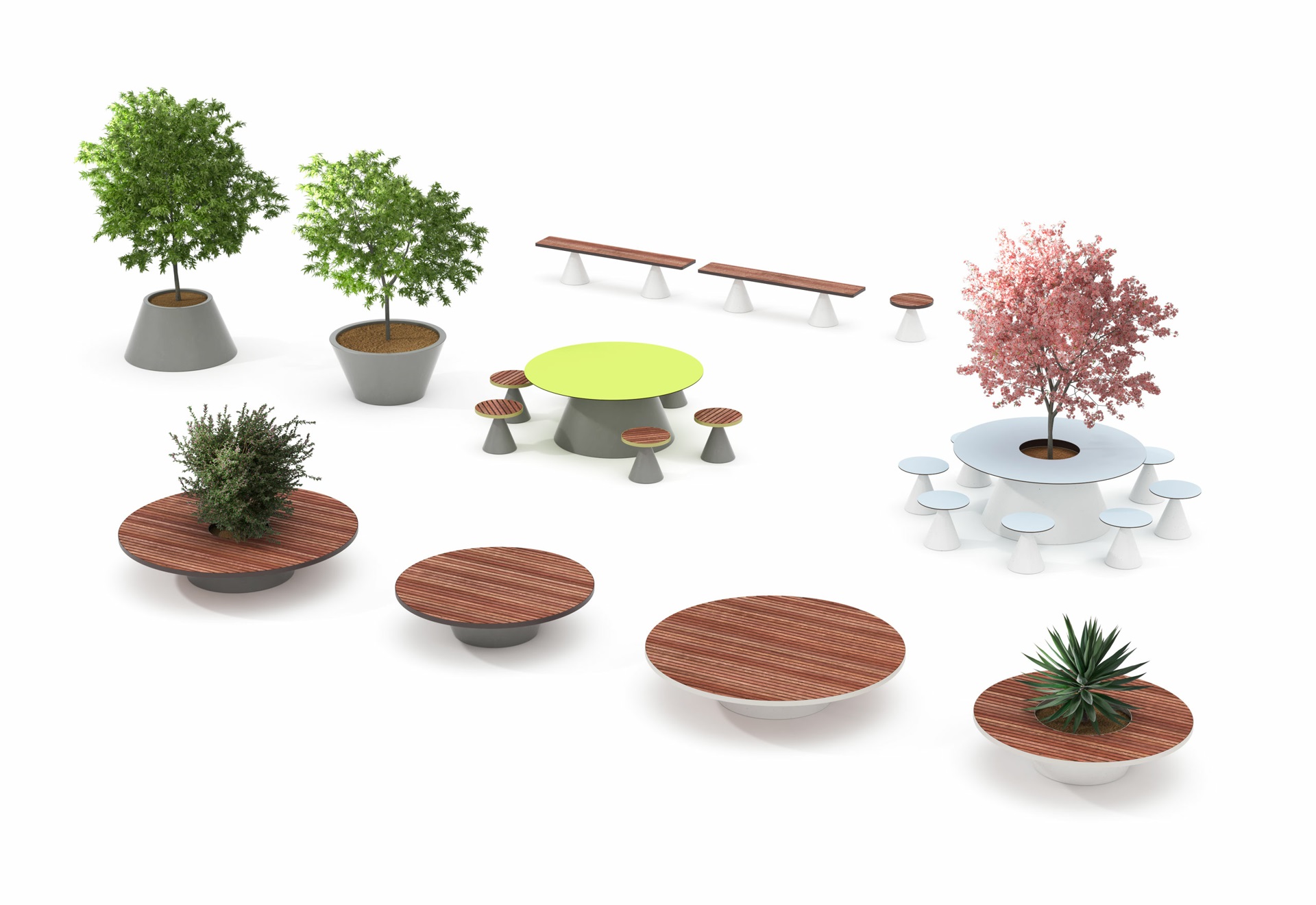 Colectie de mobilier de exterior mmcité Conics