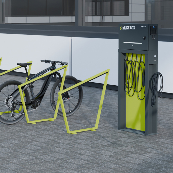 Statie de incarcare pentru biciclete electrice si trotinete Econec