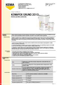 Amorsa epoxidica Kemapox Grund 2010 - fisa tehnica