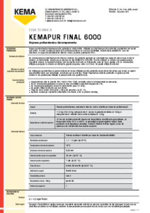 Vopsea poliuretanica Kemapur C 6000 - fisa tehnica