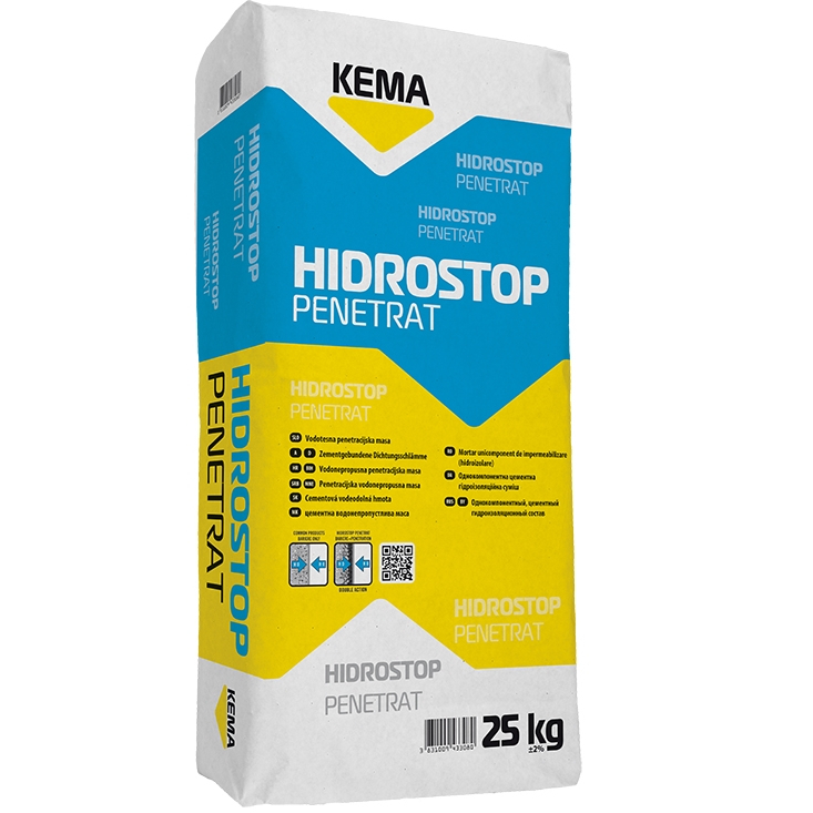 Hidroizolatie pe baza de ciment Hidrostop Penetrat