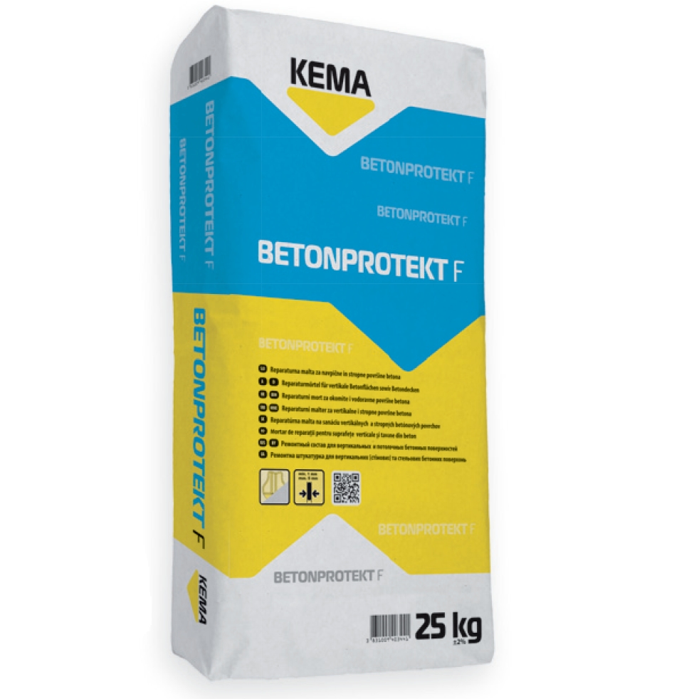 Mortar pentru nivelare fina si protectie impotriva coroziunii a suprafetelor din beton Betonprotekt F