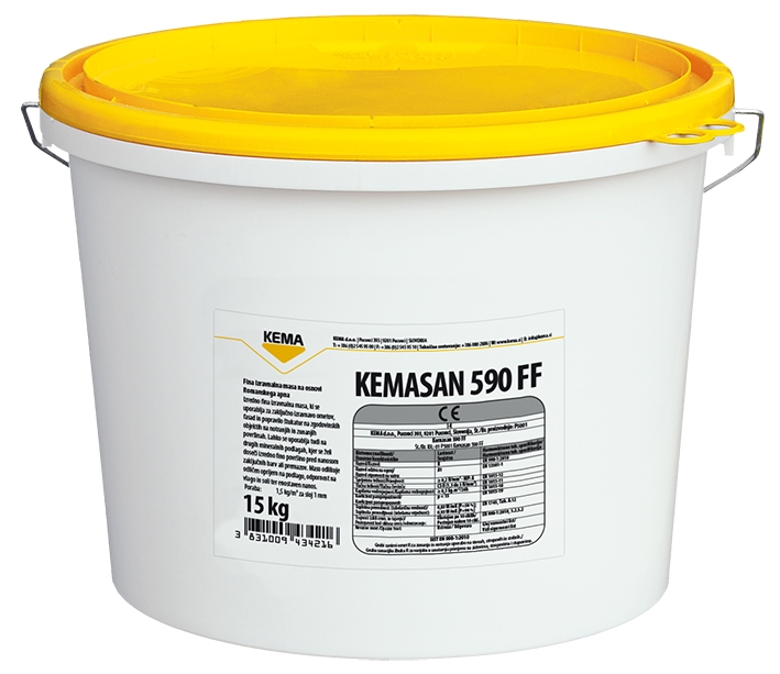 Tencuiala fina de nivelare pe baza de ciment natural Roman Kemasan 590 FF