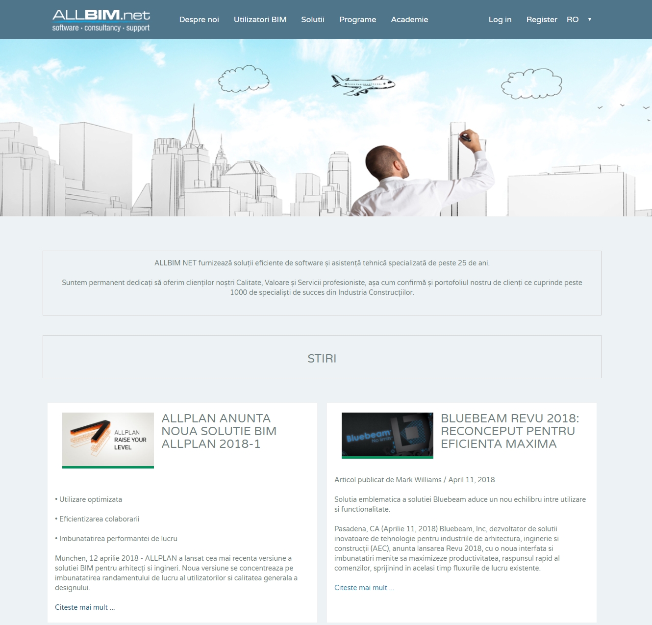 Noul site ALLBIM NET