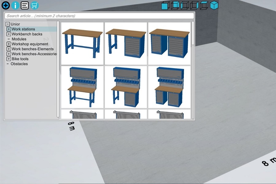 Configuratorul 3D Unior – spatiul tau de lucru, configurat perfect