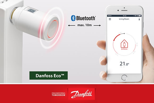 Noua aplicatie mobila Danfoss Eco™ App pentru termostatele inteligente Danfoss Eco™