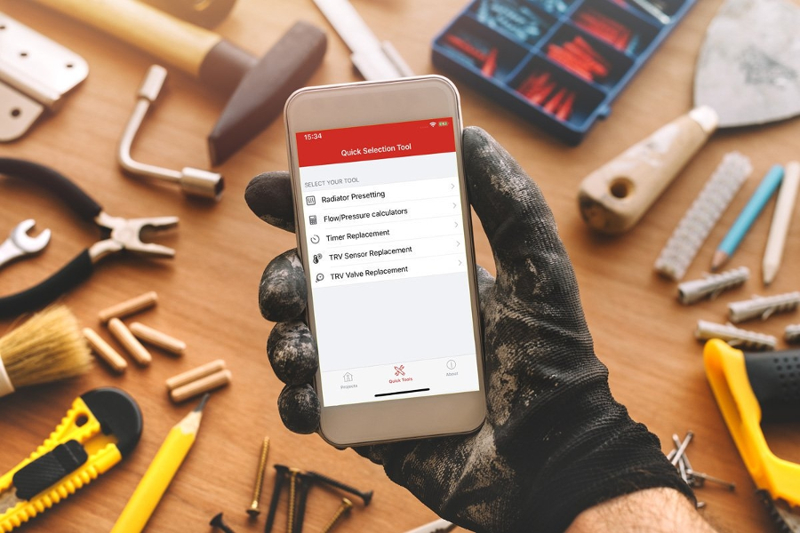 Aplicatia Danfoss Installer App ajuta instalatorii care lucreaza cu incalzire