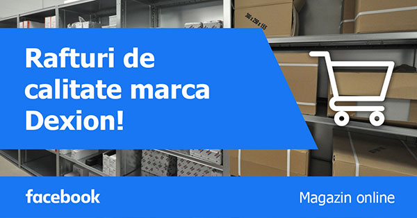 Dexion prezinta magazinul lor online pe Facebook