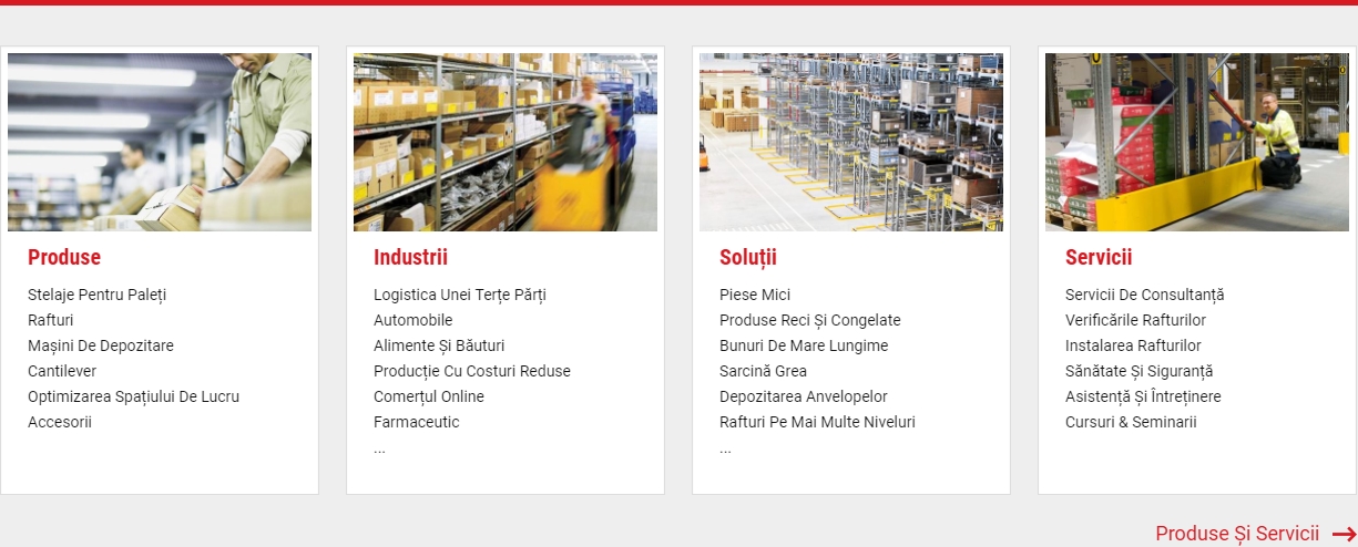 Dexion a creat un nou website, mai curat, luminos si mai usor de navigat