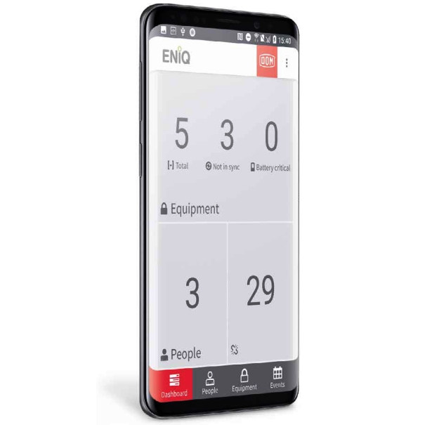 Aplicatia EniQ® - Control deplin asupra sistemului de inchidere digitala
