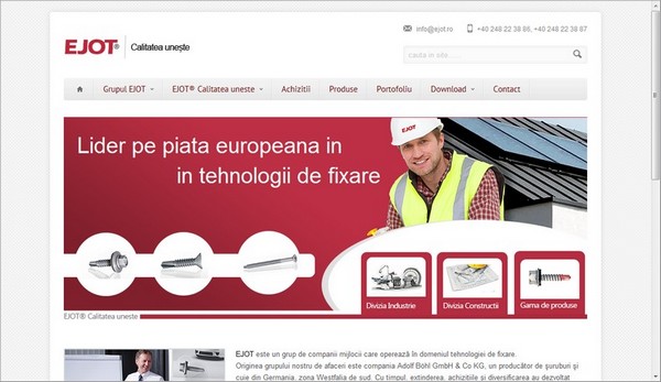 Ejot a lansat un nou site