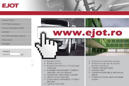 Ejot a lansat un nou site