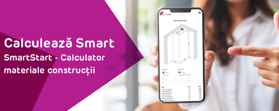 Calculator gips-carton SmartStart de la Siniat