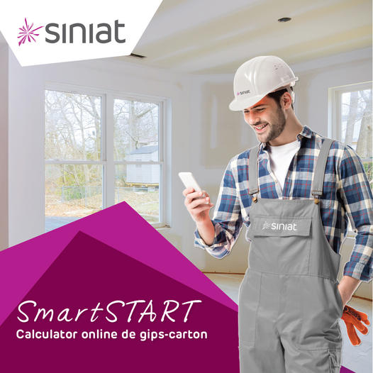 Calculator gips-carton SmartStart de la Siniat