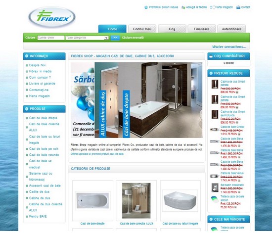 Fibrex Co Srl prezinta un nou magazin online