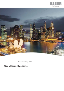 Catalog Esser 2015 pentru sisteme de detectare si avertizare in caz de incendiu - prezentare generala