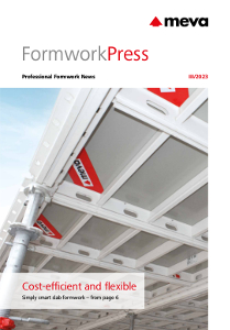The new MEVA Formwork Press March 2023 edition has arrived - prezentare generala