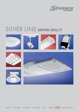 Noul catalog cu corpuri de iluminat Schrack Technik gama Silver