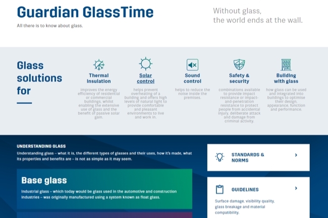 Guardian Glass lanseaza versiunea digitala a manualului sau GlassTime