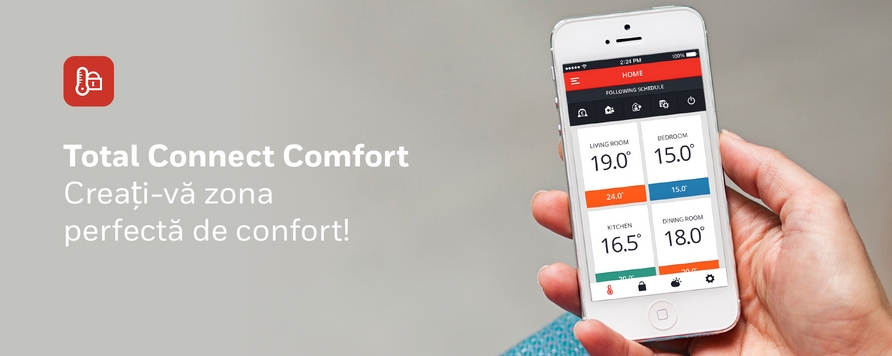 Aplicatia Total Connect Comfort Honeywell