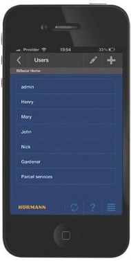 Hörmann BiSecur Gateway cu aplicatie pentru smartphone