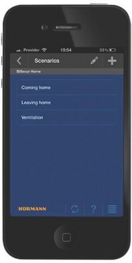 Hörmann BiSecur Gateway cu aplicatie pentru smartphone