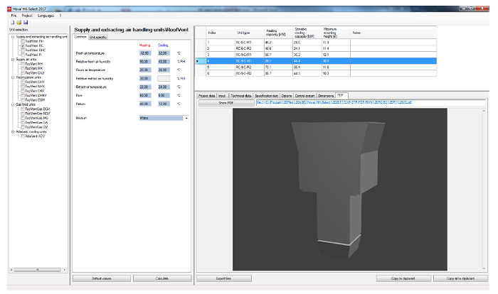 HK Select: Software de proiectare a sistemelor pentru ingineri HVAC
