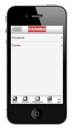 Inovatie Franke, cuptorul myMenu