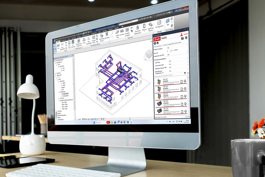 Instrumentul BIM Danfoss permite industriei HVAC sa deblocheze potentialul BIM