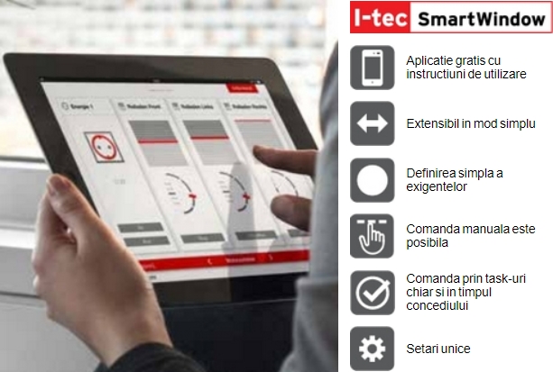 Sistem de comanda a cladirii Internorm I-tec SmartWindow