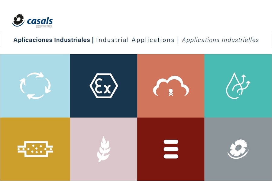 Casals new presentation brochure for Industrial Applications