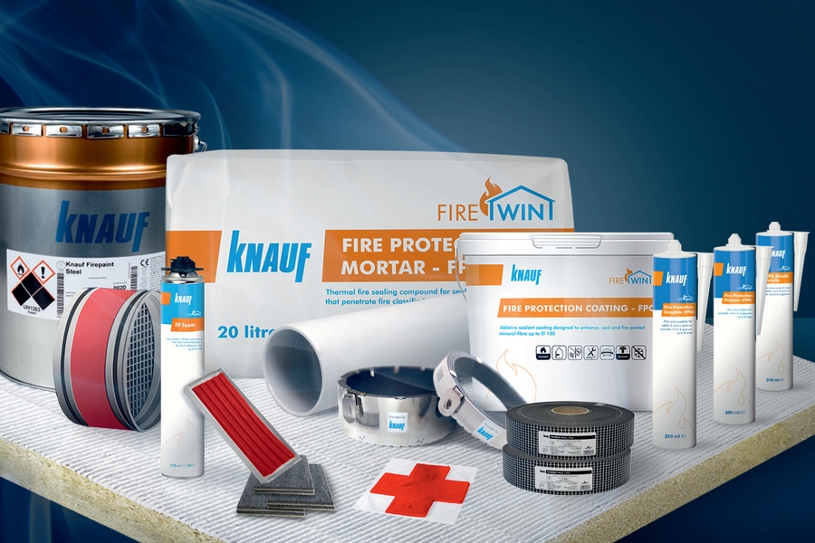 Noul catalog Knauf FireWin 2020 cu sisteme si produse speciale pentru protectia la foc