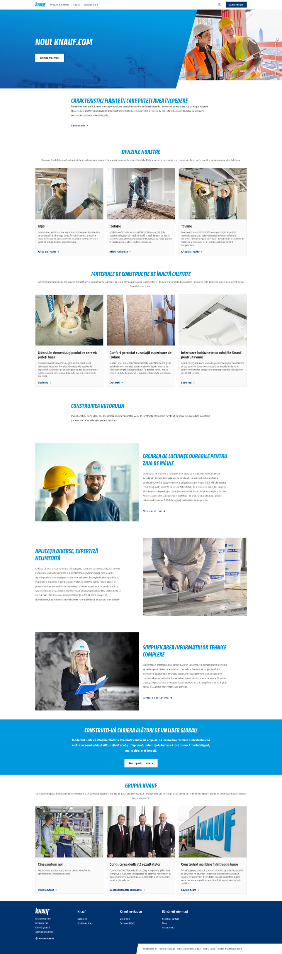 Noul site knauf.com