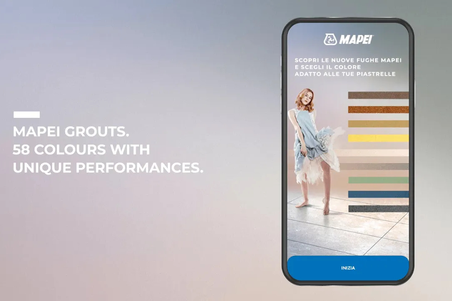 Alegerea culorii potrivite a chitului cu Mapei Grouts app