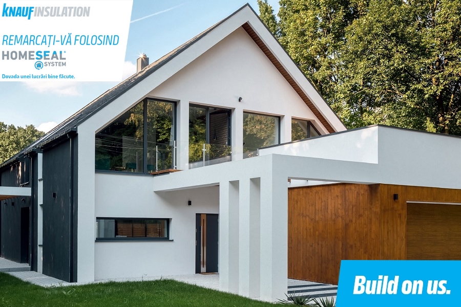 Noua brosura Knauf Insulation: Remarcati-va folosind Homeseal System - Dovada unei lucrari bine facute