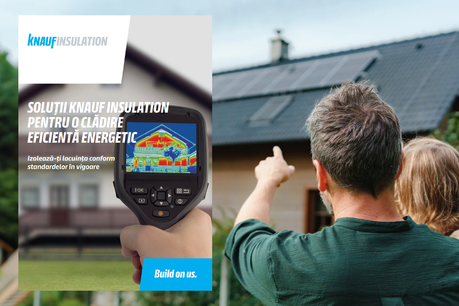 Noua brosura: Solutii Knauf Insulation pentru o cladire eficienta energetic