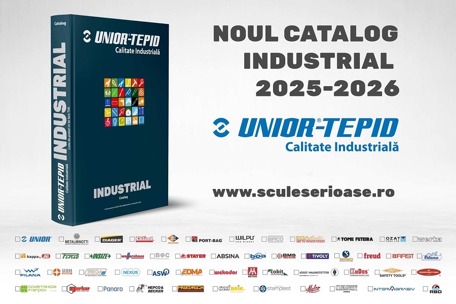 Noul catalog industrial 2025-2026 de la Unior Tepid
