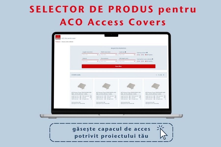 Noul selector de produs ACO Access Covers